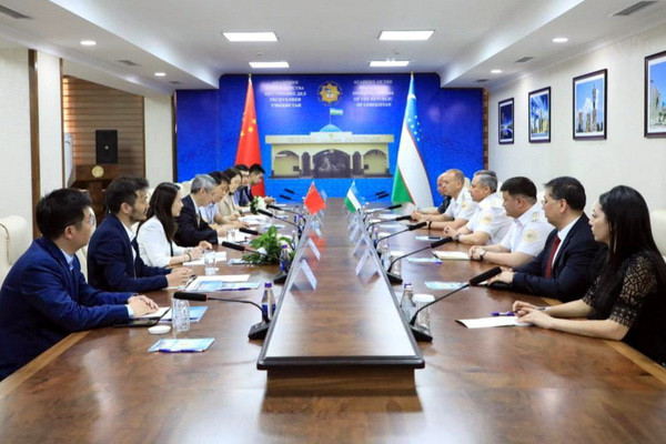A meeting with representatives of the Ministry of Commerce of the PRC was held at the Academy of the Ministry of Internal Affairs of Uzbekistan