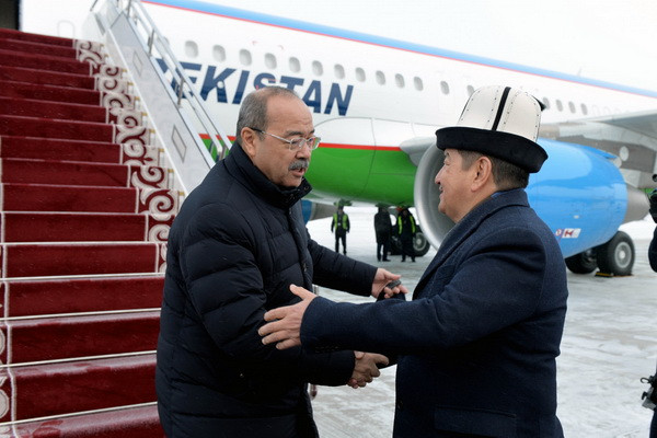 Prime Minister of the Republic of Uzbekistan Abdulla Aripov arrived in the Kyrgyz Republic