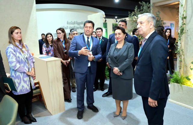 O‘zbekiston Senati Raisi COP29 milliy paviloniga tashrif buyurdi