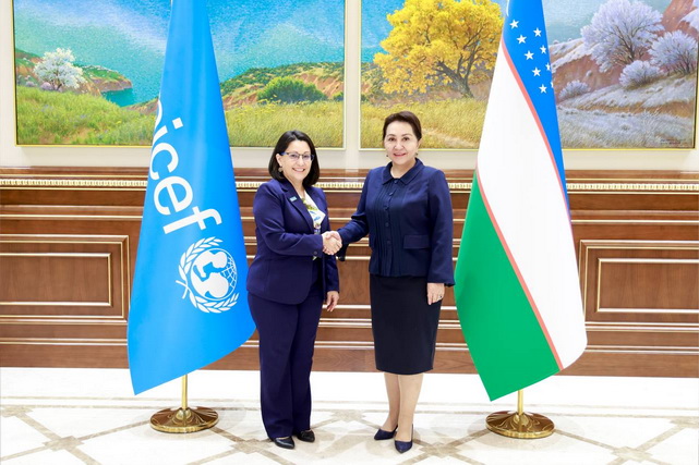 Chairperson of Senate discusses cooperation projects with UNICEF representative in Uzbekistan