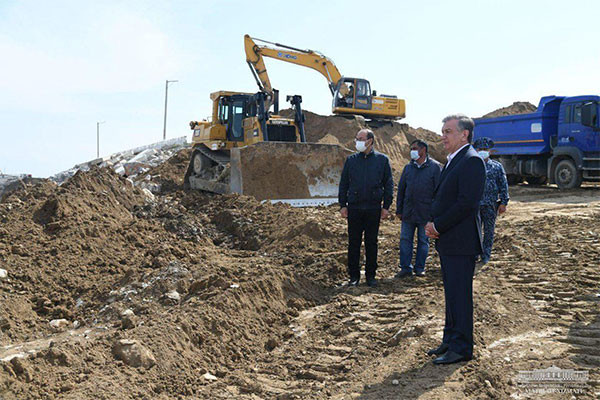 Президент дал указания по восстановительным работам на водохранилище