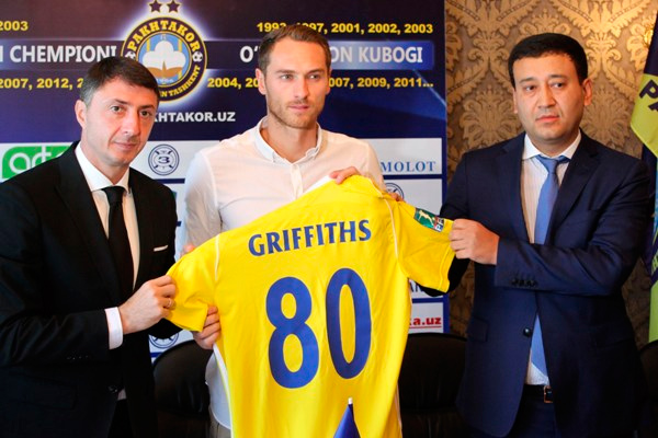 «Пахтакор» подписал контракт с Ростином Гриффитс