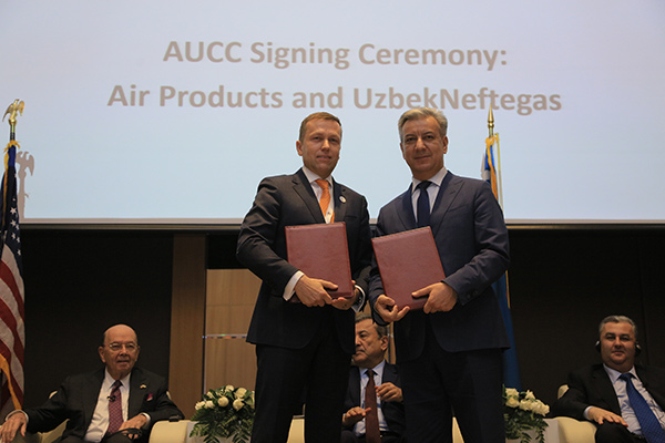 Uzbekneftegaz and Air Products sign cooperation agreement