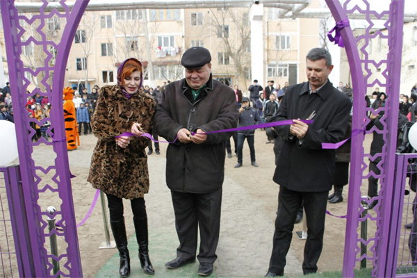 One more playground for children in Urgench city!
