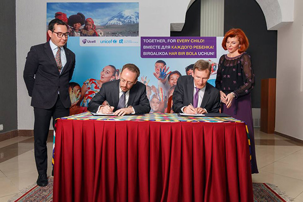 UNICEF and Ucell Sign Partnership in Uzbekistan to Enhance Results for Children