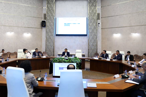 The next roundtable was held on the organization of the first auction trade for primary dealers on state securities