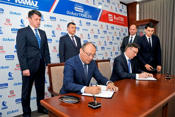 Presentation of KAMAZ vehicles operating on compressed methane takes place in Tashkent