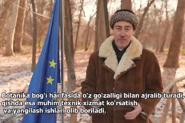 EU provides technical support to Tashkent Botanical Garden