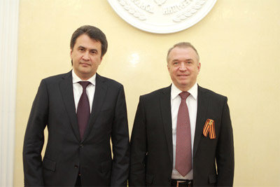 Uzbek envoy holds talks with President of Russian CCI