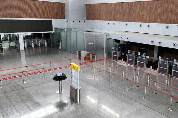 Smoke occurred at Tashkent International Airport