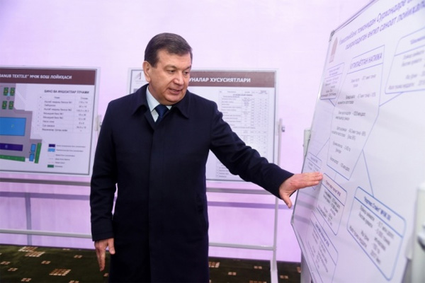 President of Uzbekistan inspects several objects in Surkhandarya region