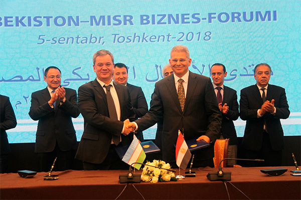Узбекистан и Египет подписали соглашения о реализации проектов на $470 млн.