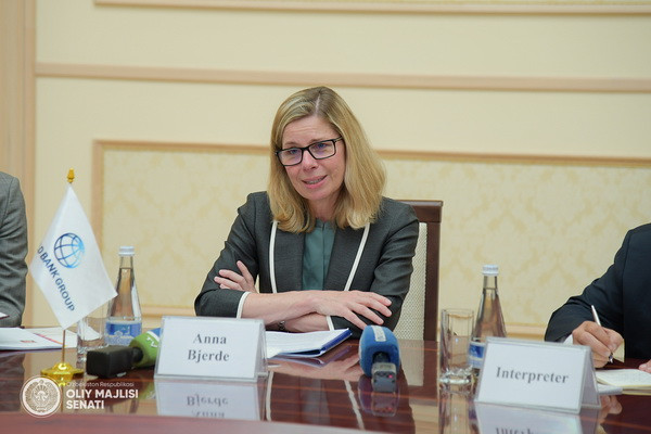 Председатель Сената Олий Мажлиса встретилась с вице-президентом Всемирного банка по странам Европы и Центральной Азии