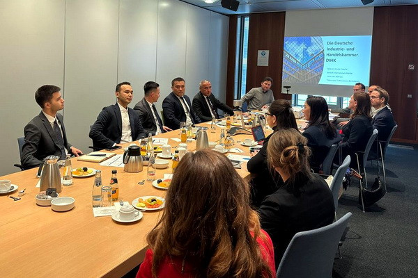 A meeting with representatives of the Association of German Chambers of Commerce and Industry was held in Berlin