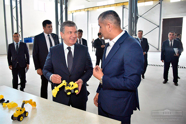 Uzbek President pays visits toys plant in Tashkent
