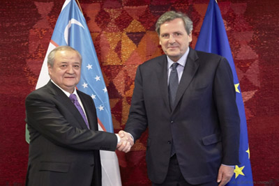 Абдулазиз Камилов провел переговоры с Генеральным секретарем ЕСВД