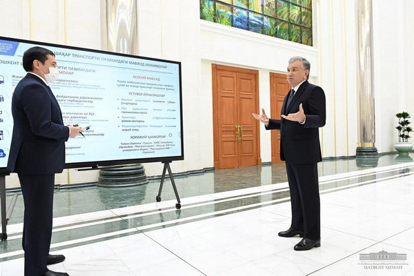 Issues of development of public transport in the city of Tashkent discussed