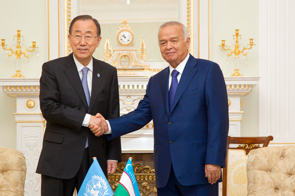 Photo: UN Secretary General pays official visit to Uzbekistan