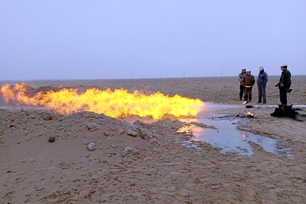 A natural gas inflow with an initial flow rate of 200 thousand cubic meters was obtained from a new well in Bukhara