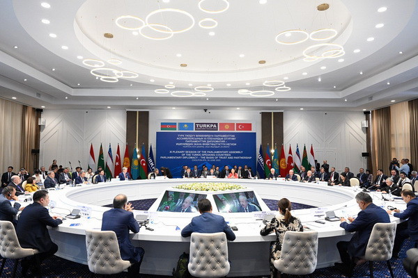 Chairperson of the Senate speakes at the XI plenary session of the TurkPA Parliamentary Assembly