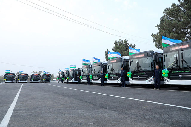 Термизнинг жамоат транспорти парки янгиланмоқда