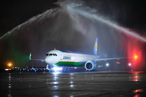 Uzbekistan Airways приняла четвертое воздушное судно Airbus 321neo