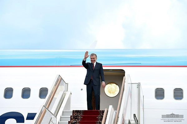 Uzbek President leaves for Tashkent