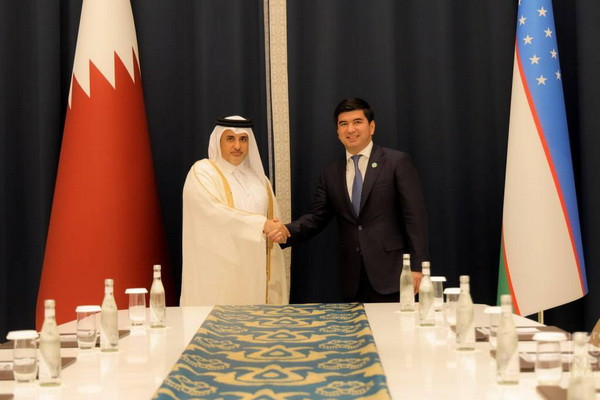 International conference in Samarkand: meeting with the Minister of the State of Qatar