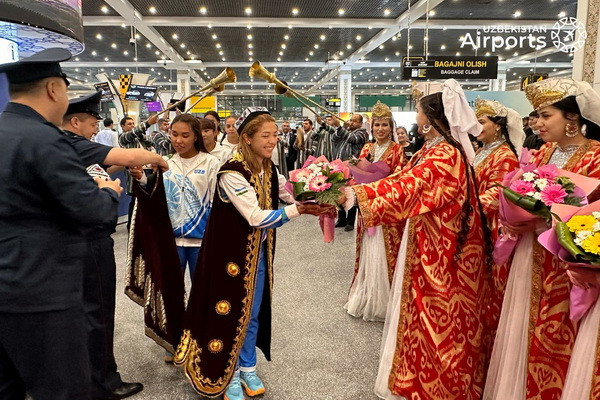 Participants of the World Fire and Rescue Sports Championship were solemnly welcomed in Tashkent