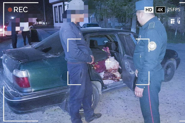 Meat products unsuitable for consumption were found at the Sirdaryo traffic police post