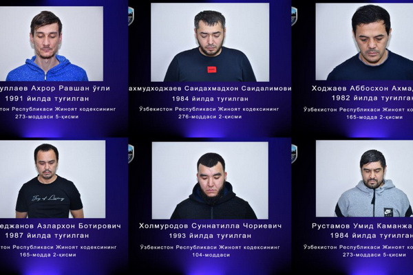 В Ташкенте задержали шесть лиц по подозрению в сбыте или хранении наркотиков