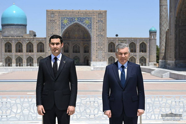 President of Uzbekistan and Turkmenistan visit Samarkand