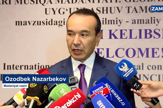 Uzbekistan’s Minister of Culture Ozodbek Nazarbekov Again Appears in Advertisement