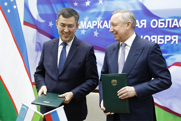 Petersburg and Samarkand region sign a plan for the development of interregional cooperation