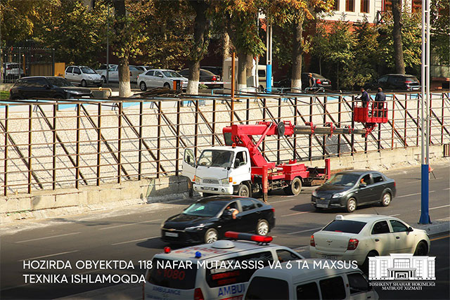 В Яшнабадском районе Ташкента завершается реконструкция подземного тоннеля
