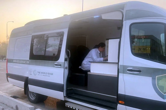 В Ташкенте круглосуточно работают мобильные лаборатории по мониторингу качества воздуха