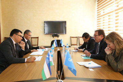 Uzbek Labour Minister holds talks with head of UNICEF Country Office