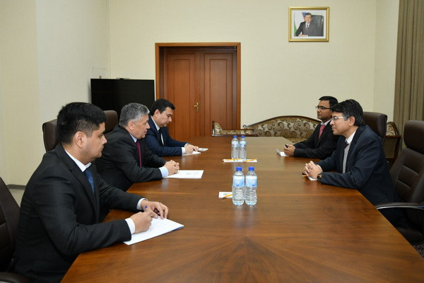 Bahromjon Aloev receives the Ambassador Extraordinary and Plenipotentiary of India
