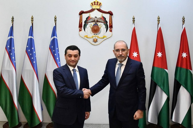 O‘zbekiston tashqi ishlar vaziri Iordaniya TIV rahbari bilan uchrashdi