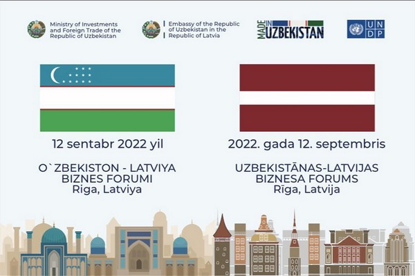 В Латвии состоится бизнес-миссия «Made in Uzbekistan»