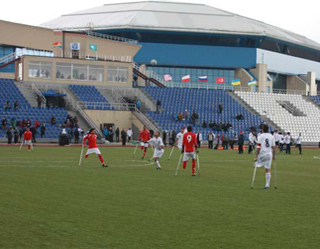 Uzbekistan amputee team clinches victory over Liberia