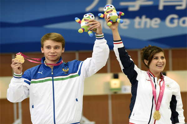 Vladimir Svechnikov wins gold medal of Nanjing 2014 Youth Olympic Games