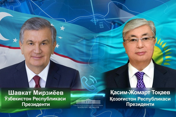 Лидеры Узбекистана и Казахстана обсудили актуальные вопросы двусторонней и региональной повестки