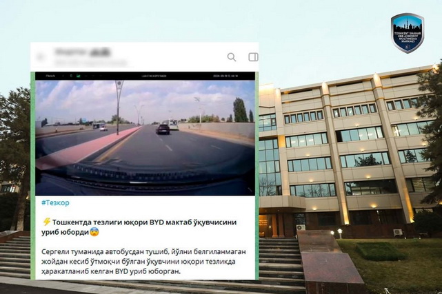 Tragic accident in Tashkent: pedestrian dies