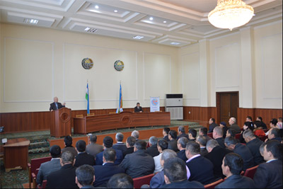 Встреча доверенного лица Ислама Каримова с избирателями в Каракалпакстане