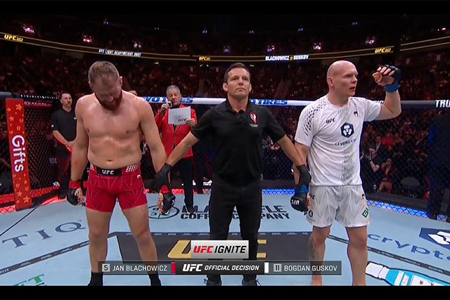 Бой Гуськова с Блаховичем завершился ничьей по решению большинства судей