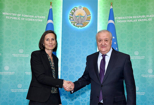 Charlotte Adriaen heads the European Union Delegation to Uzbekistan