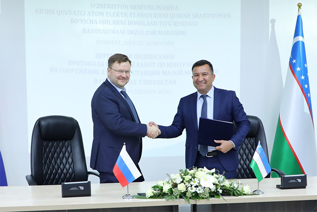 Work Begins on small modular nuclear power plant project in Uzbekistan
