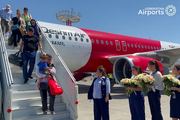 Qeshm Air начала регулярные полеты из Тегерана в Ташкент
