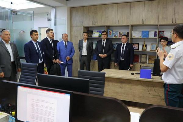 A delegation of the Ministry of Internal Affairs of Tajikistan visits the Main Department of Internal Affairs of Tashkent